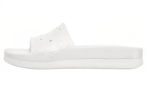 Skechers Foamies Minimalist Style Rubber Sole Slide Slippers Women's White