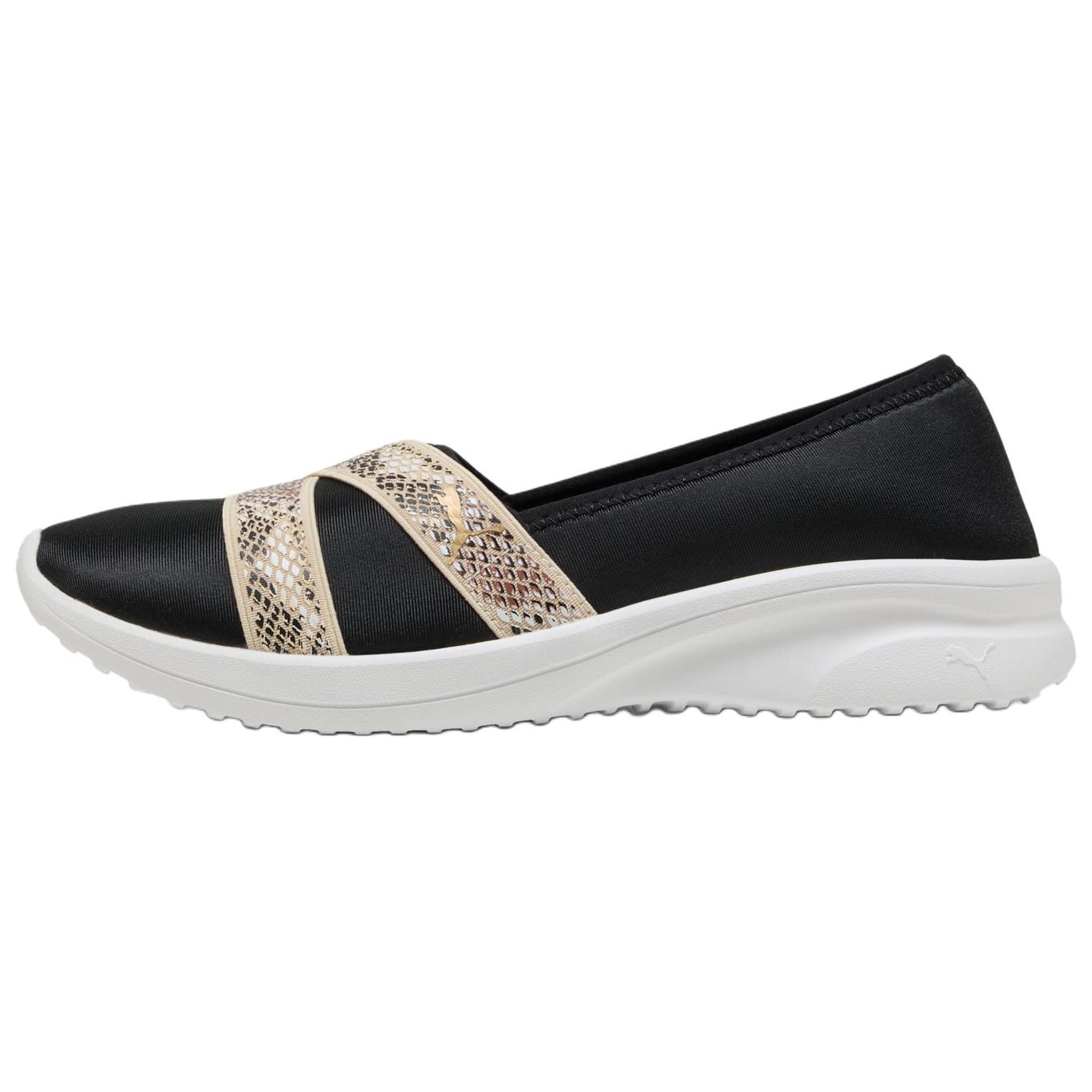 PUMA Adelina Low top Casual Shoes Women's Black Gold