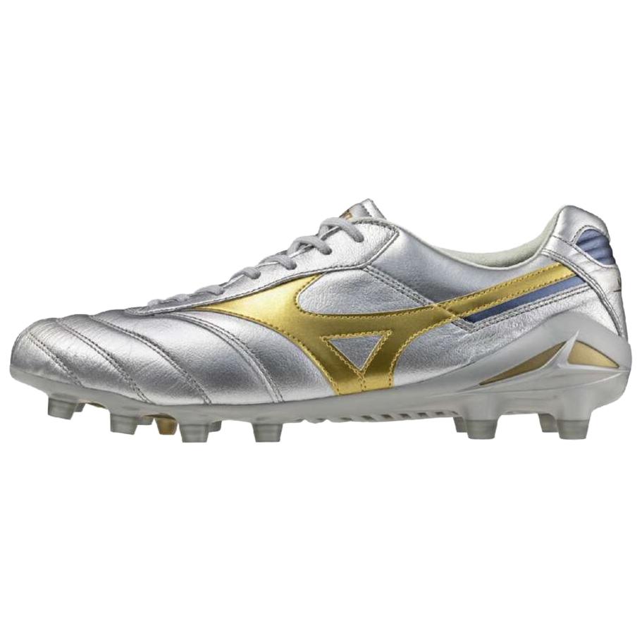 Футбольные бутсы Mizuno Morelia DNA JAPAN (серебристые)
