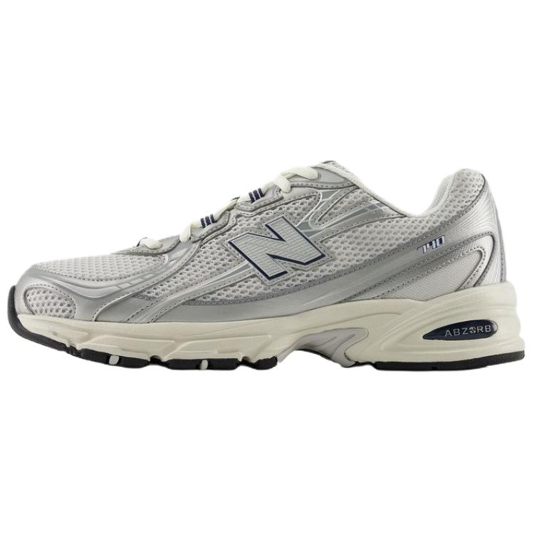 Кроссовки New Balance 740 (бело-серебристые)