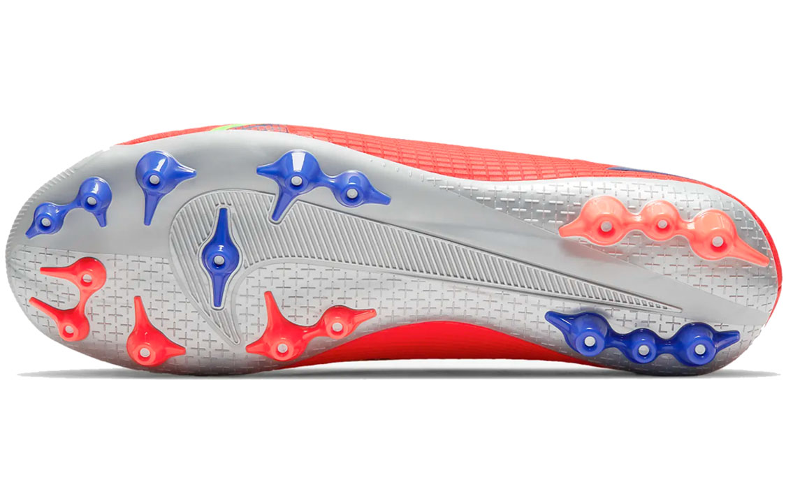 Мужские бутсы Nike Mercurial Superfly 8 (красно-зеленые) — фото 6