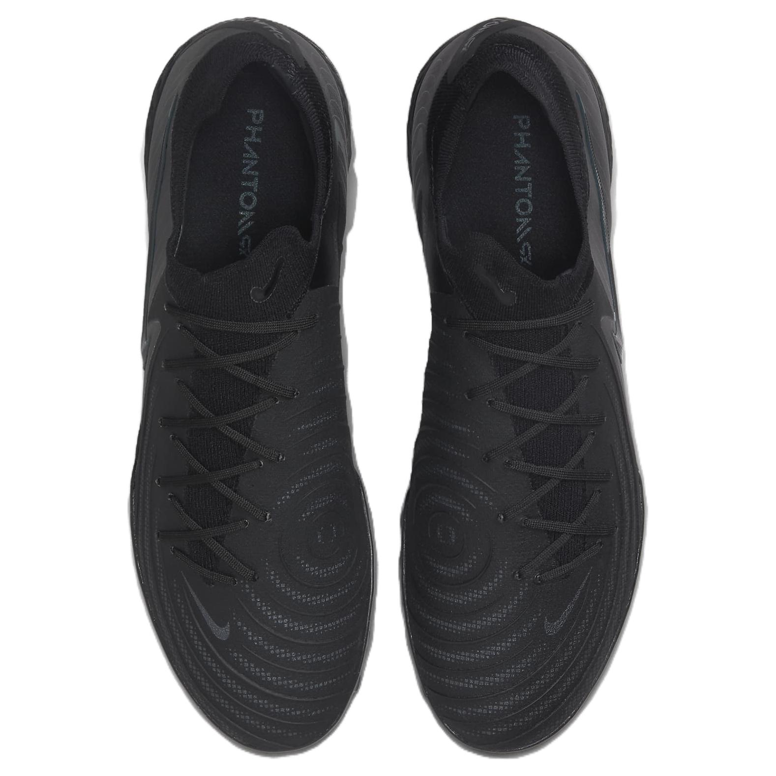 Nike Phantom GX 2 Pro Comfortable Slip Resistant Abrasion Resistant Soccer Shoes Unisex Black