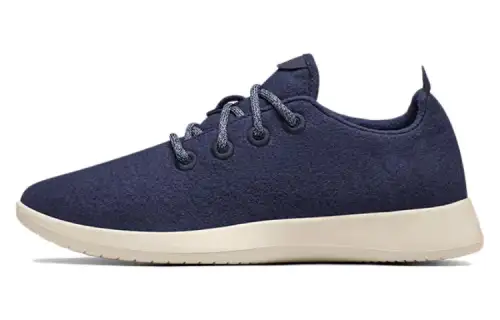 Allbirds Wool Runner Cushioning Slip Resistant Low top Sports Casual Shoes Women's Midnight Blue