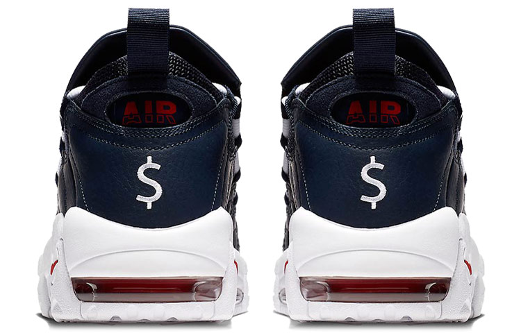 Кроссовки Nike Air More Money Navy (синие) — фото 5