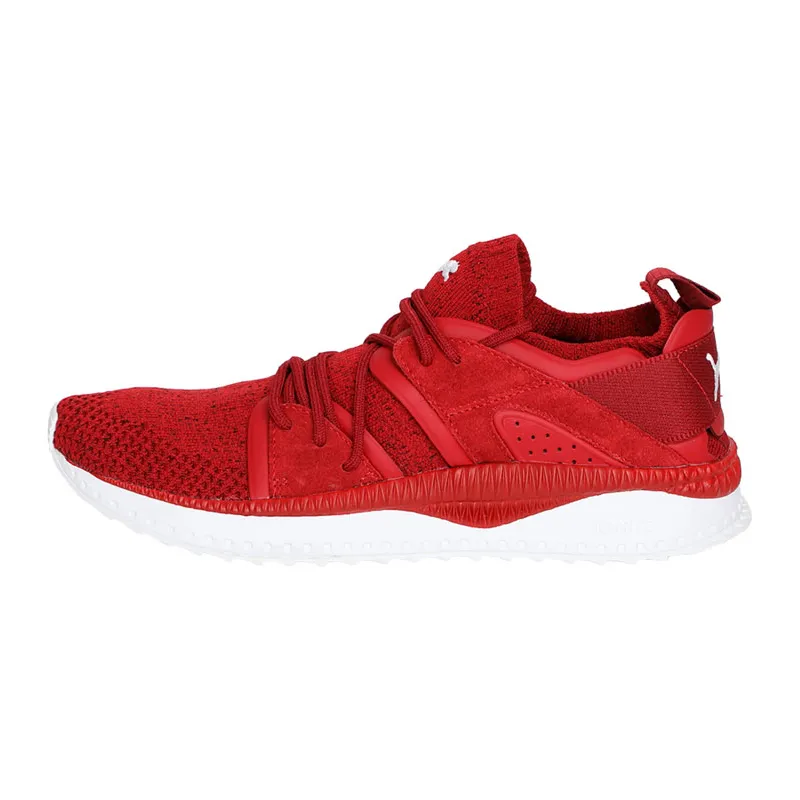 PUMA Tsugi Blaze Evoknit Fabric Abrasion Resistant Abrasion Resistant Low top Casual Shoes Unisex Red
