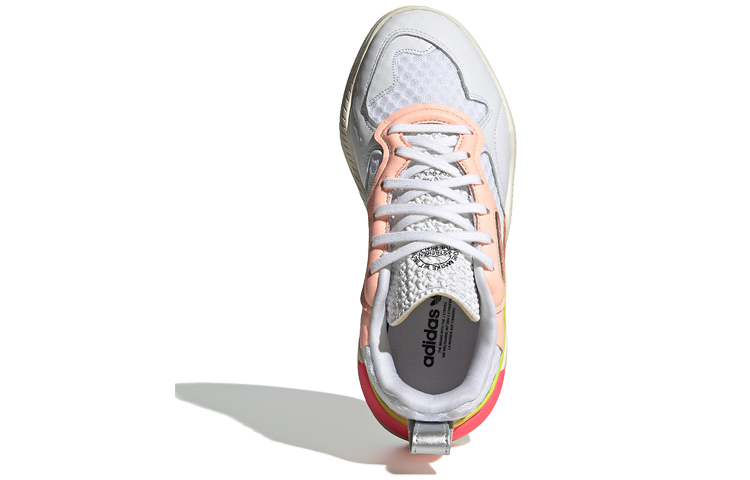 Женские кроссовки adidas originals Super Court RX (белый / розовый) — фото 4