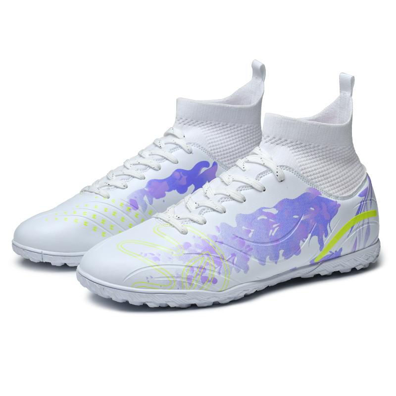 WEJIESS TF Turf Artificial Turf Slip Resistant Abrasion Resistant Slip Resistant Abrasion Resistant Soccer Shoes Unisex