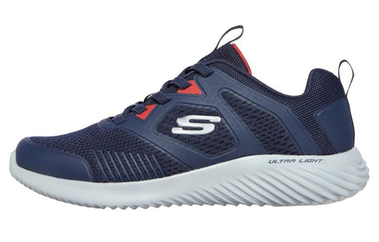 Skechers Bounder High Degree Fabric Low top Sports Casual Shoes Men's Blue