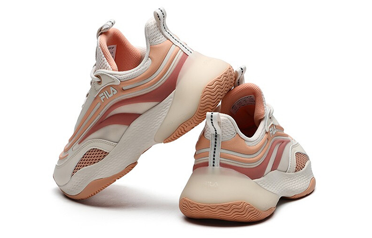 Кроссовки Fila Ray 1 (красные) — 陆朱色/蜜桃牛扎糖 — фото 5