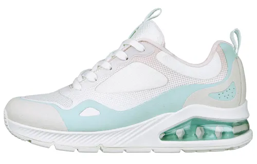 Skechers Uno 2 Fabric Low top Casual Shoes Women's White Blue Pink