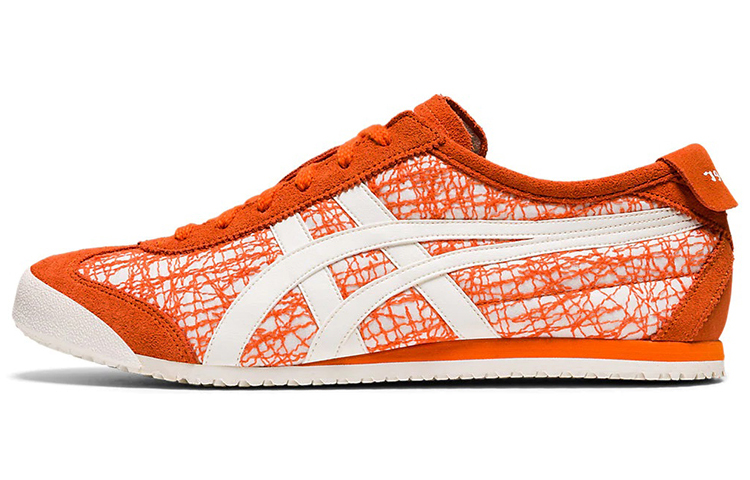 Женские кроссовки Onitsuka Tiger Mexico 66 (оранжевые)