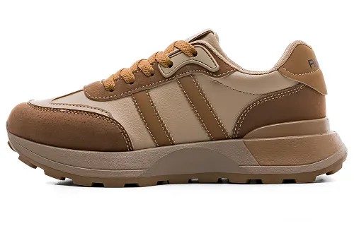 RENBEN Slip Resistant, Abrasion Resistant, Height Increasing Low top Casual Shoes Women's Brown