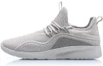 Li Ning EazGo Non slip Lightweight Low top Casual Shoes Unisex Moonlight Gray