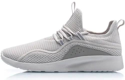 Li Ning EazGo Non slip Lightweight Low top Casual Shoes Unisex Moonlight Gray