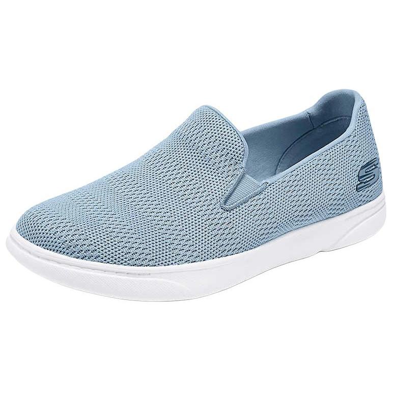 Skechers SPORT ACTIVE Soft And Comfortable Abrasion Resistant Balance Low top Casual Shoes Women’s Blue
