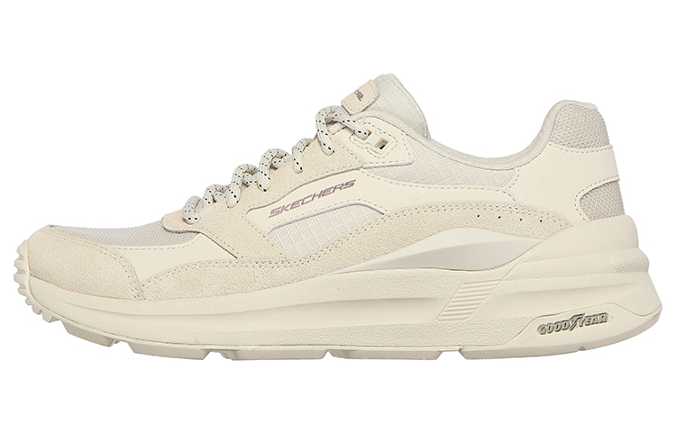 Skechers Global Jogger Casual Shoes Women's Low Top Ivory