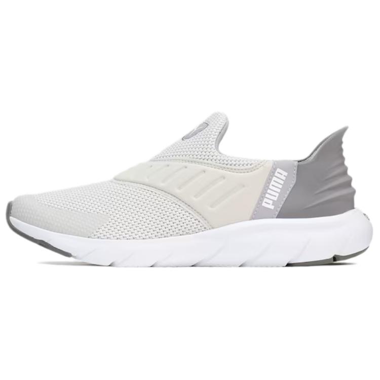 PUMA Softride Flex Ease In Abrasion Resistant Low top Casual Shoes Unisex Gray