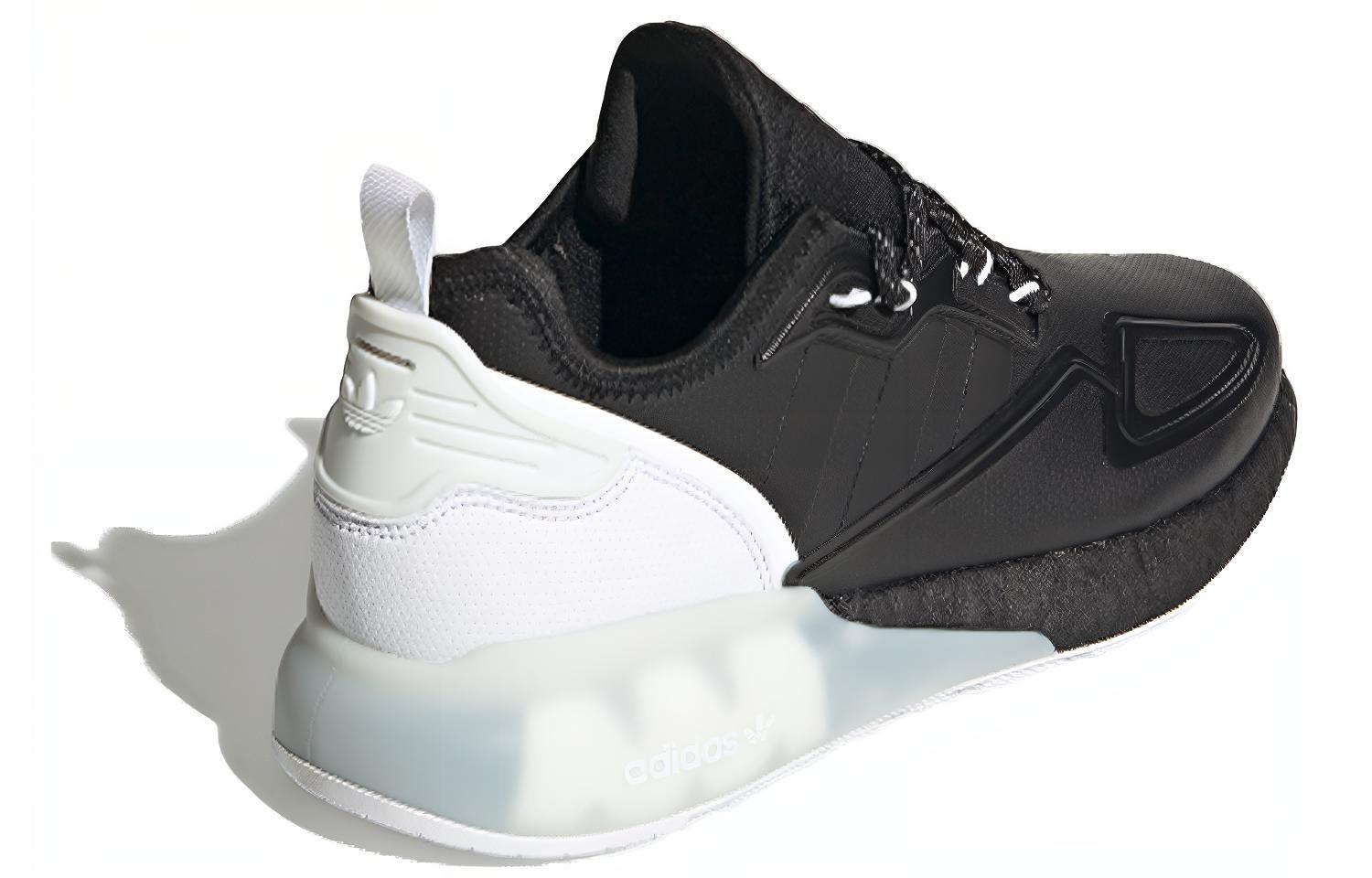 Кроссовки adidas originals ZX 2K Boost (черный / белый) — Чёрный / белый — фото 4