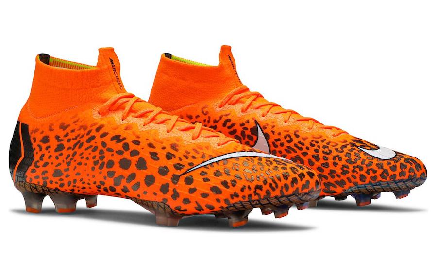 Мужские футбольные бутсы Nike Mercurial SUPERFLY 360 Elite "Kim Jones" FG (оранжево-черные) — Оранжевый / чёрный — фото 3