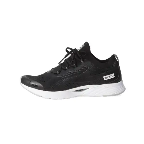 MARINESSコラボ x FILA RGB Fle Comfortable Cushioning Abrasion Resistant Lightweight Low top Casual Shoes Unisex Black