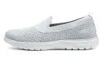 Skechers On The GO Fle Mesh, Textile Slip on Low top Casual Shoes Women's Light Gray