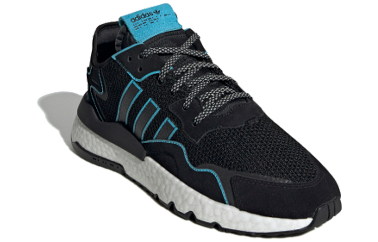 Кроссовки adidas originals Nite Jogger (черно-синие) — Чёрный / синий — фото 2
