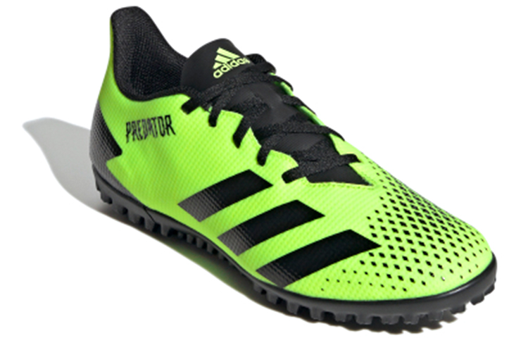 Мужские бутсы adidas Predator 20.4 (черно-зеленые) — 荧光绿/黑色 — фото 3