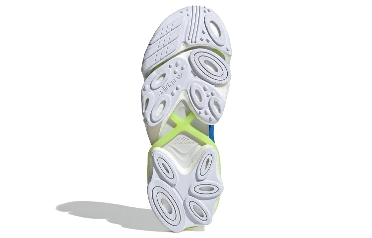 Кроссовки adidas Torsion (бело-сине-зеленые) — фото 6