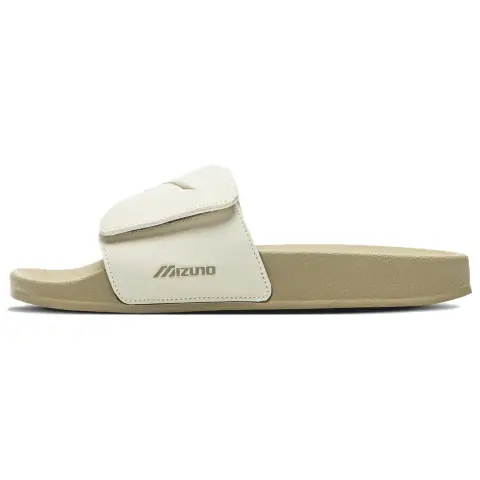 Mizuno Slide Slippers Unisex Ecru