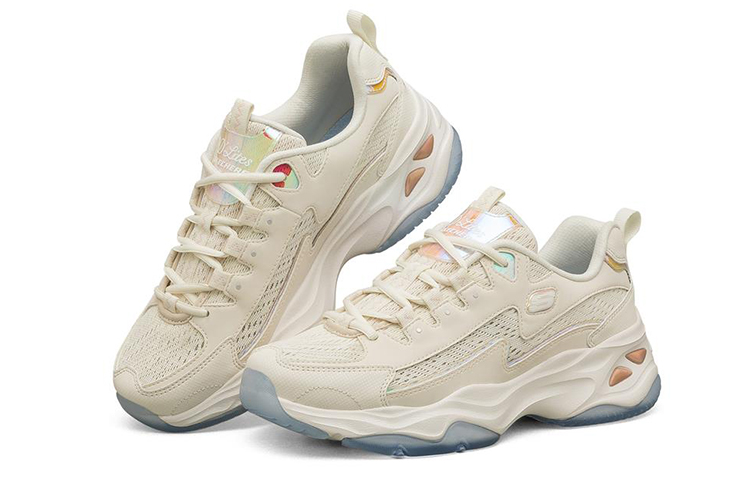 Женские кроссовки Skechers D'LITES 4.0 (белые) — Белый — фото 3