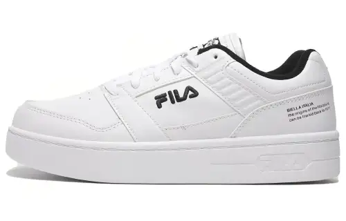 FILA Smash L Comfortable Low top Casual Shoes Unisex White