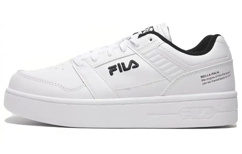 FILA Smash L Comfortable Low top Casual Shoes Unisex White