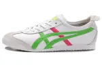Onitsuka Tiger MEXICO 66 Cushioning Slip Resistant Abrasion Resistant Low top Casual Shoes Men's Green Red White