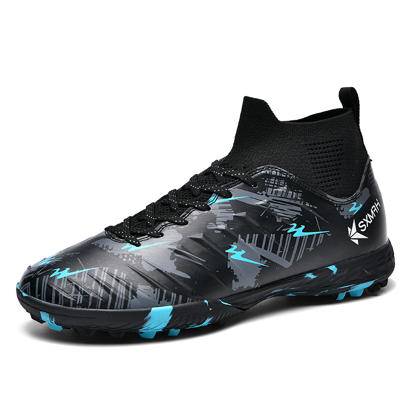 DOUBLE STAR 88 Abrasion Resistant Lightweight Wear resistant And Lightweight Soccer Shoes Unisex Black