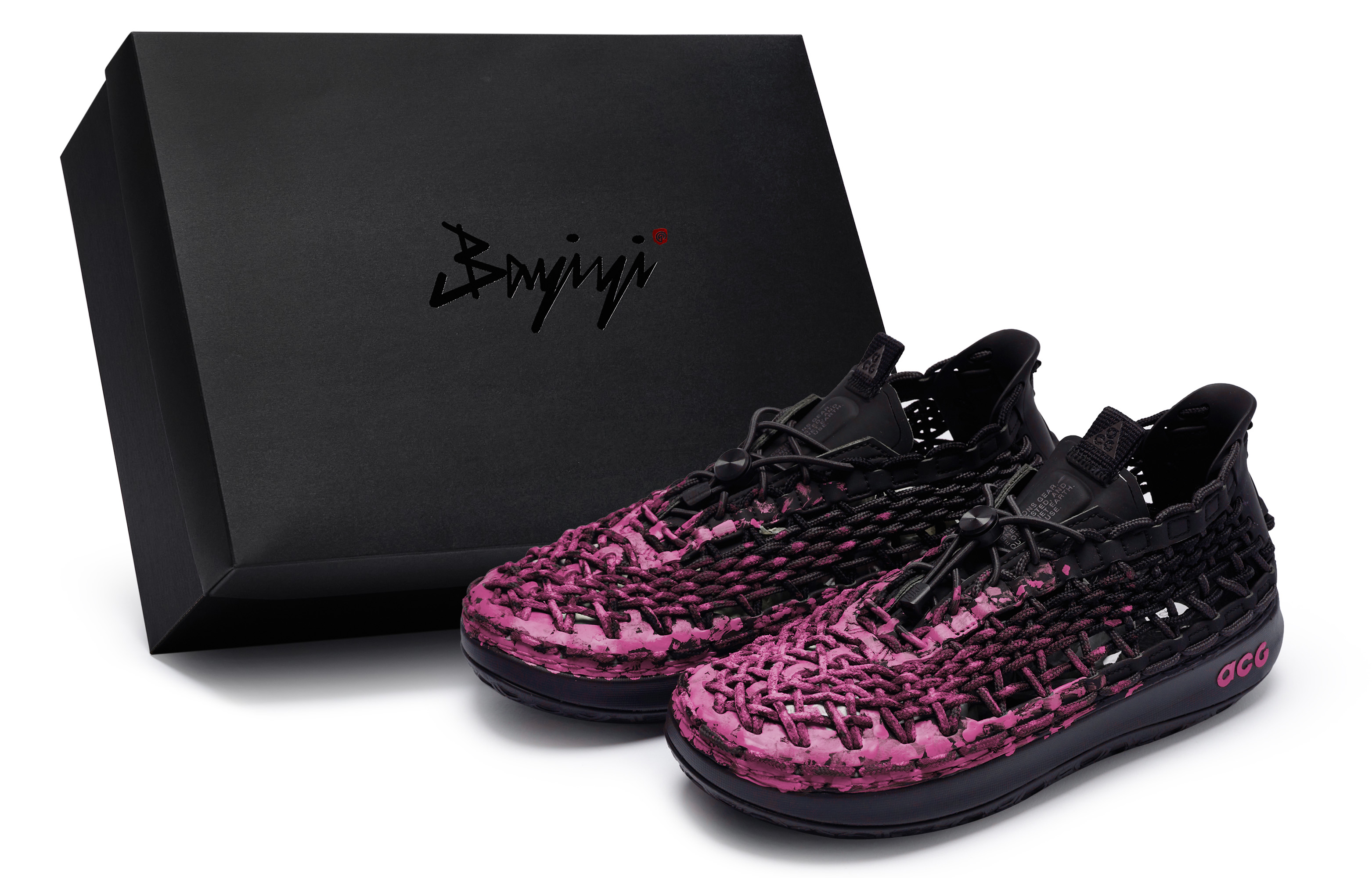 Nike ACG Watercat+ 811 Manufacturing, Time Traveler Fuchsia, Special Shoe Box Slip Resistant Slip Resistant Low top