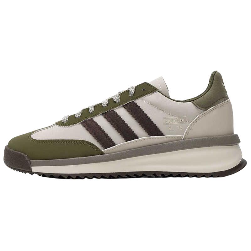 Кроссовки adidas originals SL 72 RTN (бело-коричнево-зеленые)