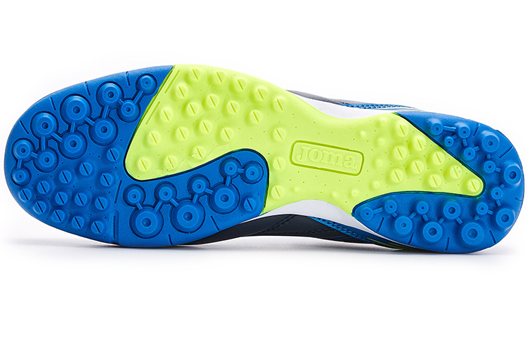 Joma TF Turf Artificial Turf Slip Resistant Abrasion Resistant Soccer Shoes Men's Navy Blue