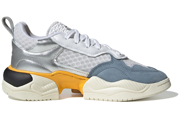 Женские кроссовки adidas Super Court (серебристый) — Серебристый / серый — фото 2