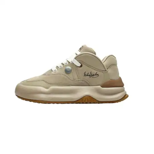FILA Fashion Sneakers Mid top Casual Shoes Women's Beige Gray