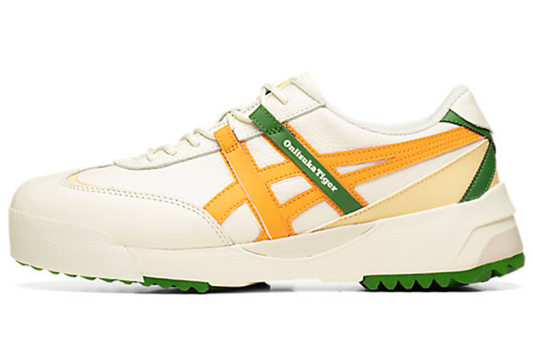 Кроссовки Onitsuka Delegation (бежево-зеленые)