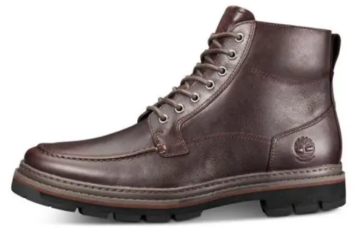 Timberland Ankle Length Combat Boots Men's Umber