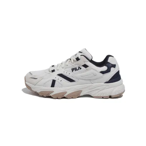 FILA Ray Comfortable Cushioning Abrasion Resistant Cushioning, Wear Resistant Low top Casual Shoes Unisex White Black