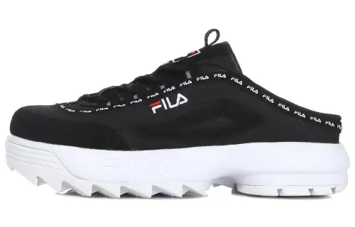 FILA Flatform Loafer Black/White Women's