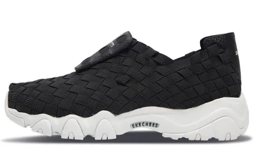 Skechers D'LITES 2.0 Fabric Low top Casual Shoes Women's Black