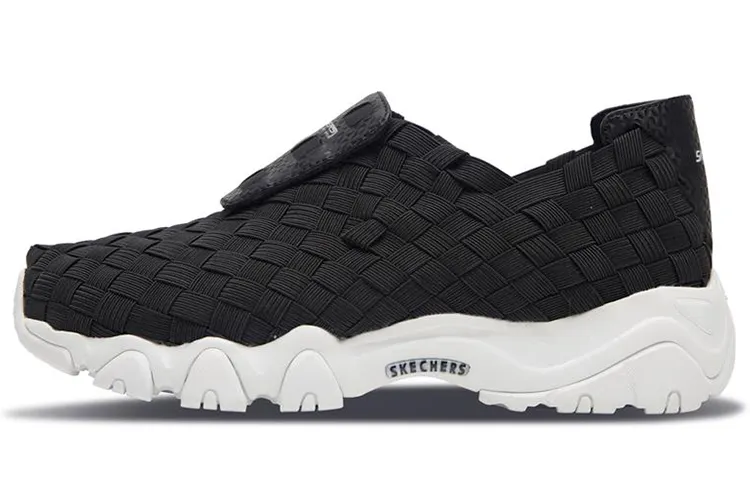 Skechers D'LITES 2.0 Fabric Low top Casual Shoes Women's Black