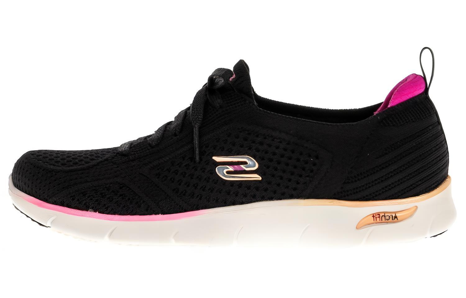 Skechers ARCH FIT REFINE Low top Casual Shoes Women's Black Purple