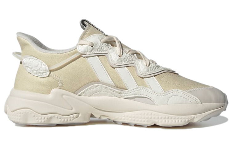 Женские кроссовки adidas originals Ozweego (бежевые) — фото 2
