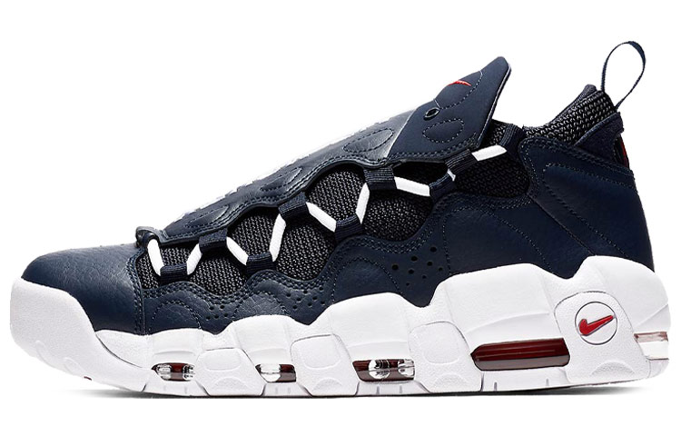 Кроссовки Nike Air More Money Navy (синие) — фото 1