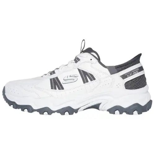 Skechers Slip Ins Low top Casual Shoes Men's White Gray