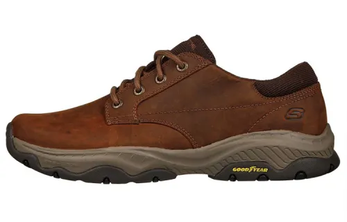 Skechers Relaxed Fit Casual Shoes Men's Low Top Brown